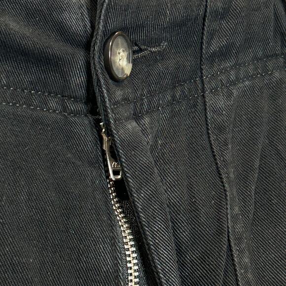 New Everlane The Tencel Utility Pant Tapered Leg Black Women's 6 NWT Patchwork - Picture 8 of 13